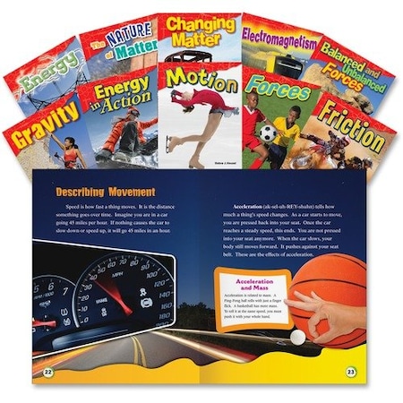 Shell Education Teacher Created Materials Physical Science Books, Grade 2-3, 10 Sets, Ast SHL23428